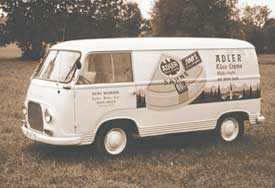 Lieferwagen für den Großhandel in den 60er Jahren, Ford Transit
